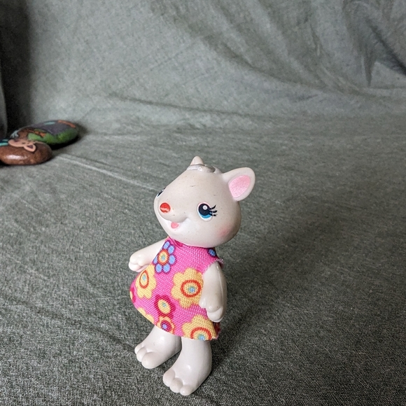 Fisher Price Sweet Streets Hideaway Hallow Mouse Figure Candy Shop White Candice - Picture 12 of 12